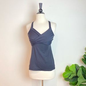 LULULEMON•Wrap It Up Black Tank Top Size 2